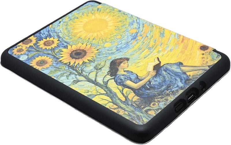 Tpacc Case for Kindle Paperwhite 12th Gen 2024 (7") & Kindle Colorsoft Signature Edition, Reading Lovers Lightweight PU Leather Smart Protective Cover with Auto Sleep Wake, Hand Strap, Bookish Girlie - Image 4